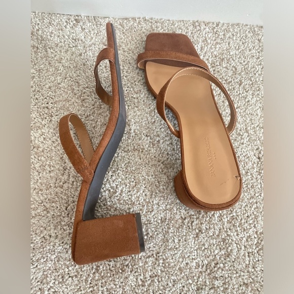 DOUBLE STRAP BLOCK-HEEL SANDAL banana republic - Picture 5 of 7